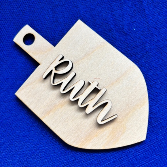 CUSTOM GIFT TAGS HOLIDAY NAME TAGS TABLE SETTING STOCKING TAGS HANUKKAH - Picture 5 of 7